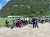 Besammlung zur Rückfahrt